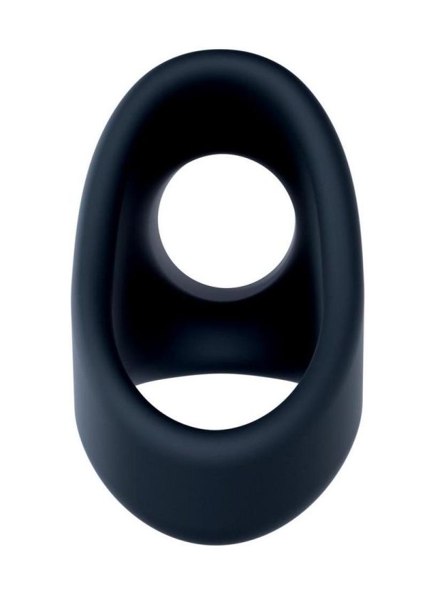 Performance Plus Flare Silicone Cock Sling Set (2 Piece) - Black/Glow in the Dark Green - Image 4