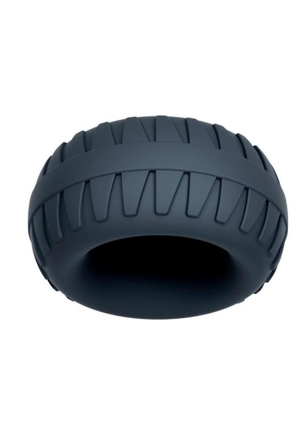 Performance Plus Traction Silicone Cock Ring - Black - Image 3