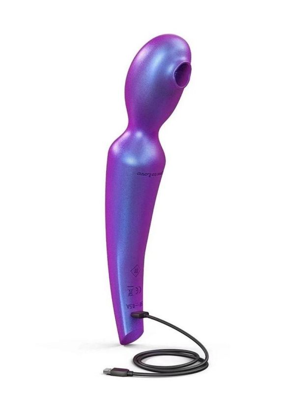 Love To Love Silicone Rechargeable Sense Touch Clitoral Stimulator - Iridescent Night - Image 3