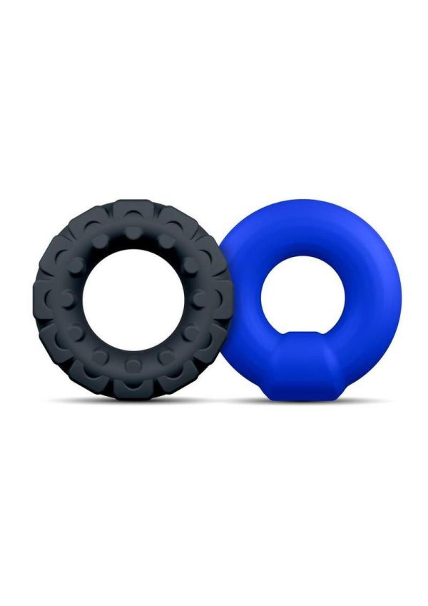 Performance Plus Engage Silicone Cock Ring Set (2 Piece) - Assorted Colors - Image 3