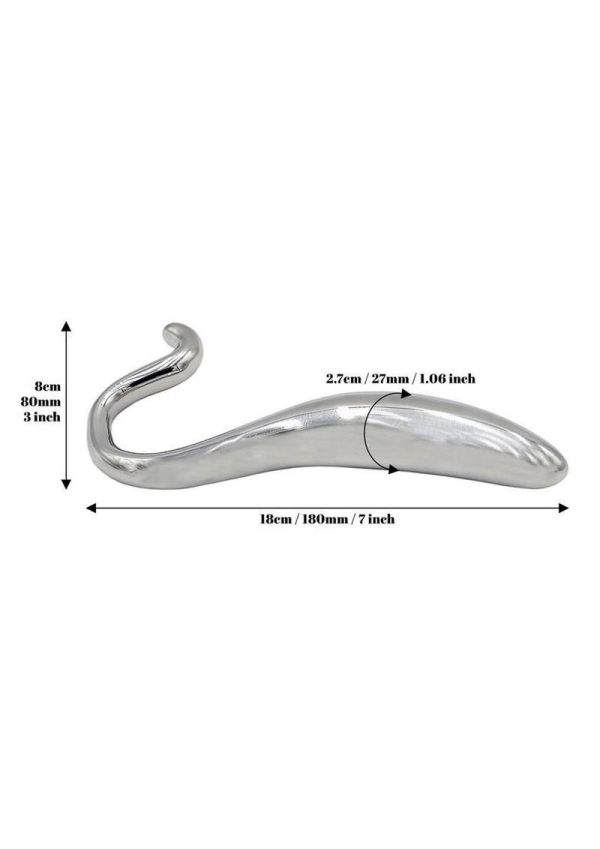 Rouge Stainless Steel Hollow Curved Wand - Image 4