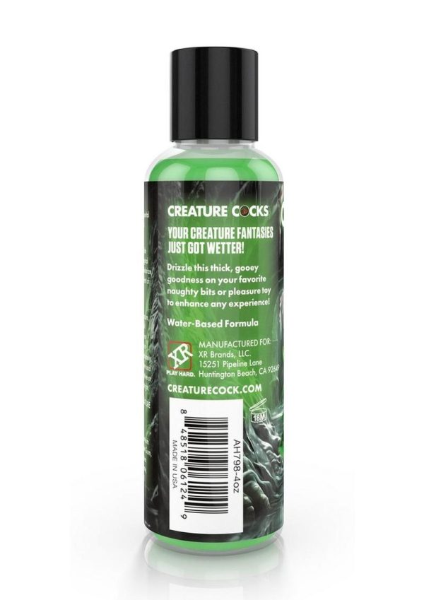 Creature Cum Green Unscented Jizz Water Based Lubricant 4oz - Image 3