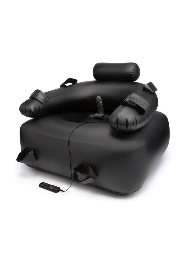WhipSmart Inflatable Bondage Chair - Black - Image 3