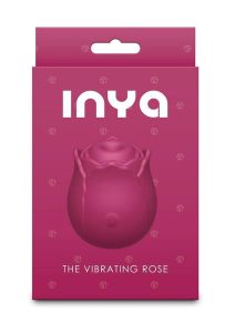INYA The Vibrating Rose Rechargeable Silicone Clitoral Stimulator - Red