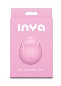 INYA The Vibrating Rose Rechargeable Silicone Clitoral Stimulator - Pink