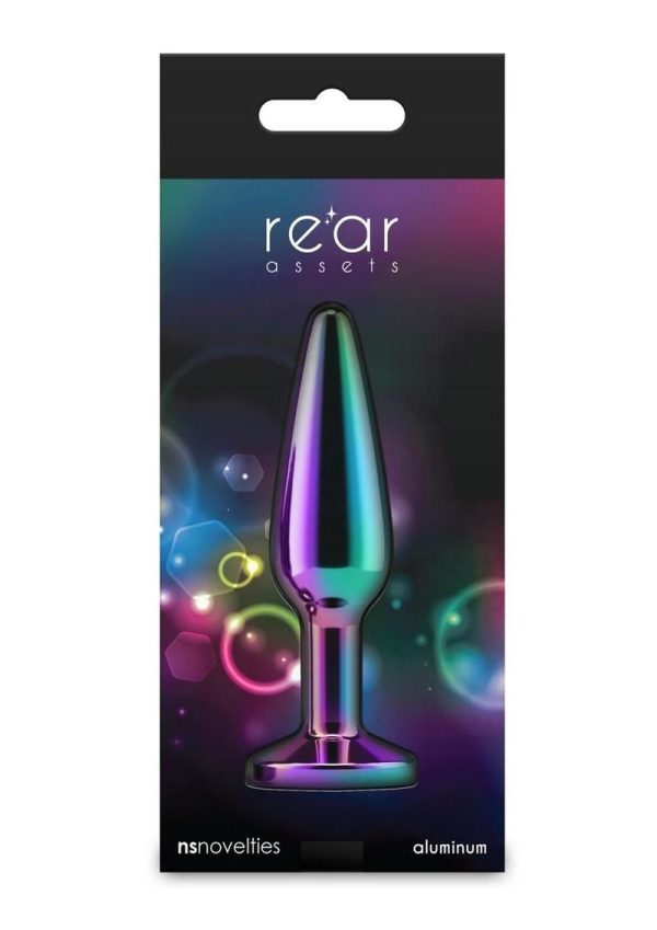Rear Assets Chrome Tapered Anal Plug - Medium - Multicolor - Image 4