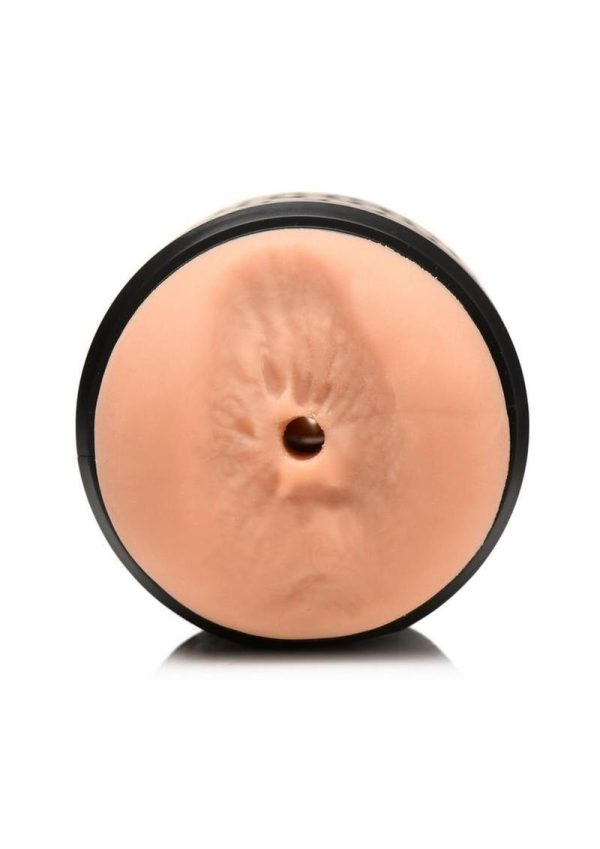 Mistress Vibrating Double Shot Rechargeable Masturbator - Pussy and Ass  - Vanilla/Black - Image 3
