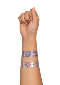 Leg Avenue Prism Nipple Jewels Stickers and Body Glitter (2 Packets) - Multicolor