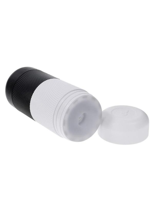 Playboy Twisted Double Side Stroker - Black/White - Image 4