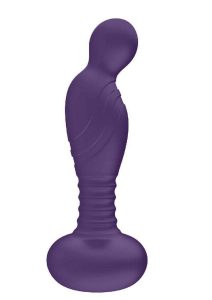 The Royal P-Spot Pleasure Rechargeable Silicone Prostate Stimulator - Purple