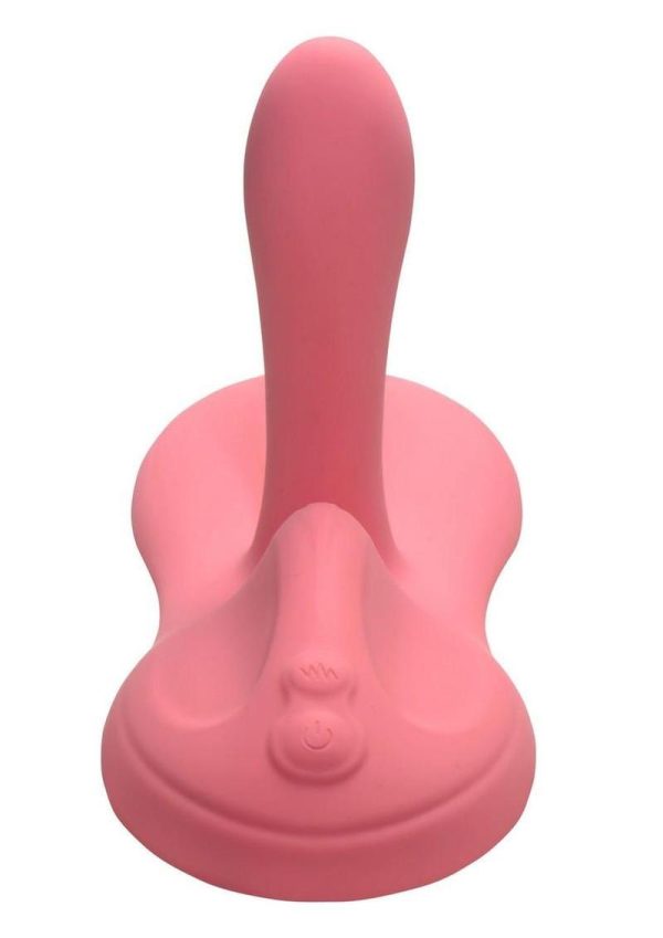 Bedroom Bliss Lover`s Grinder Rechargeable Silicone Grinder with Remote Control - Pink - Image 3