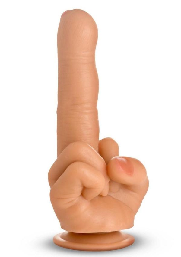 Master Series Finger Silicone Dildo - Vanilla - Image 3