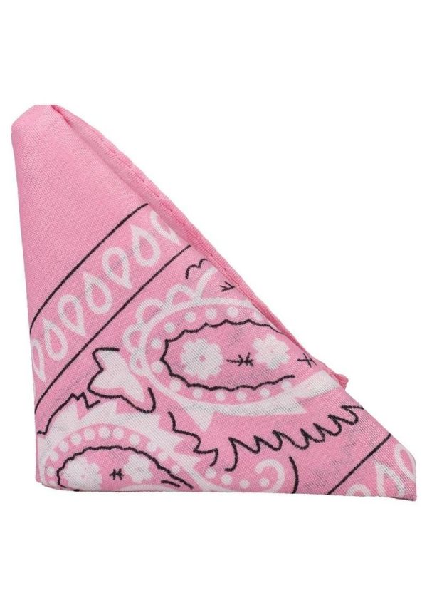 Rock Solid The Code Silicone Cock Ring with Bandana - Pink/White - Image 4