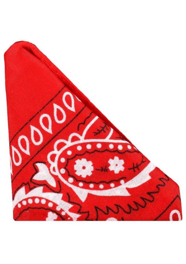 Rock Solid The Code Silicone Cock Ring with Bandana - Red/Black - Image 4
