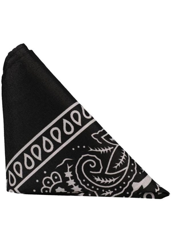Rock Solid The Code Silicone Cock Ring with Bandana - Black - Image 4