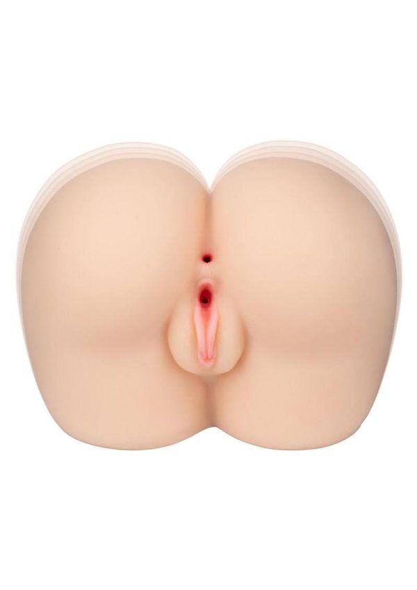 Stroke It Vibrating Twerking Rechargeable BBL Masturbator - Pussy and Ass - Vanilla - Image 3