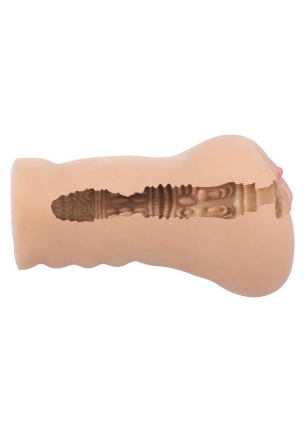 Stroke It Juicy Pussy Silicone Masturbator - Pussy - Vanilla - Image 4