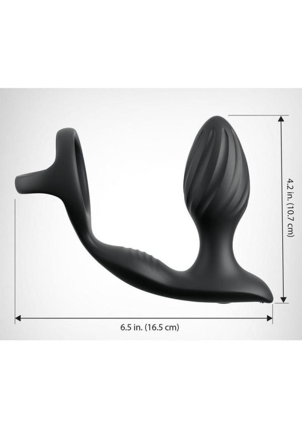 Anal Fantasy Elite Ass-Gasm Gyro-Milk Pro with Remote Control - Black - Image 4