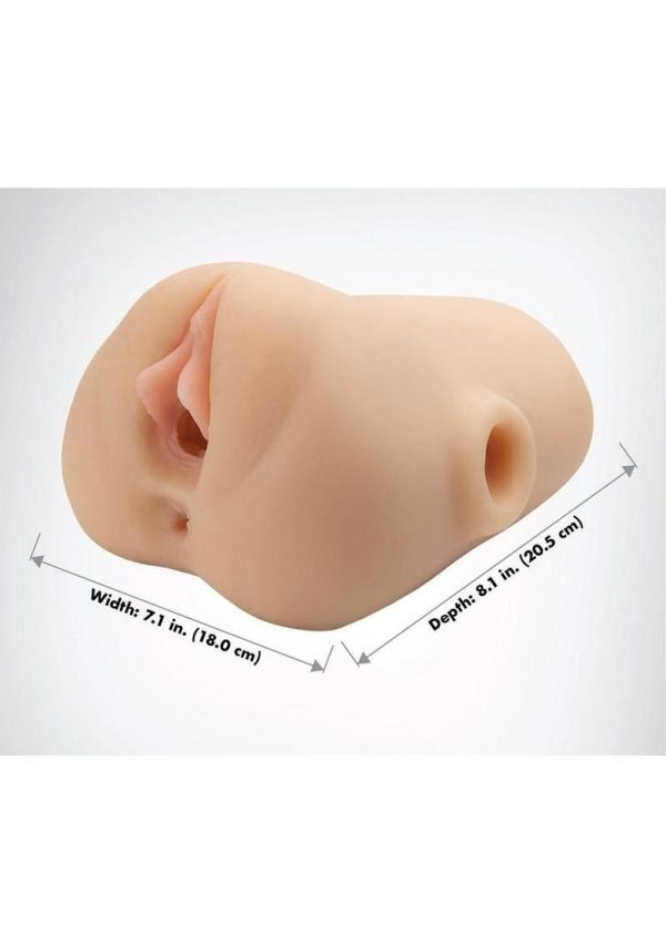 PDX Plus Pussy Pounder Squeeze Stroker - Pussy - Vanilla - Image 4