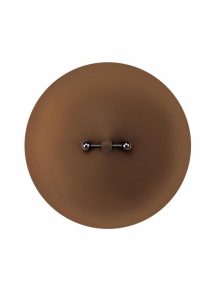 Peekaboo Silicone Pierced Nipple Covers - Chocolate