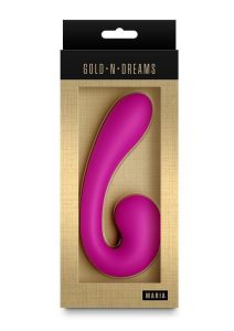 Gold-n-Dreams Maria Rechargeable Silicone Vibrator - Fuchsia