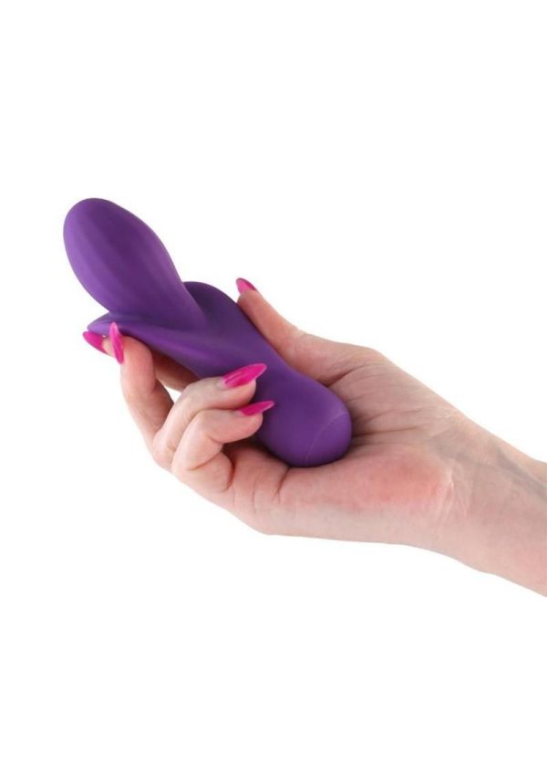 Gold-n-Dreams Millie Rechargeable Silicone Vibrator - Purple - Image 3