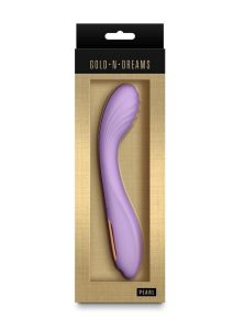 Gold-n-Dreams Pearl Rechargeable Silicone Vibrator - Lavender