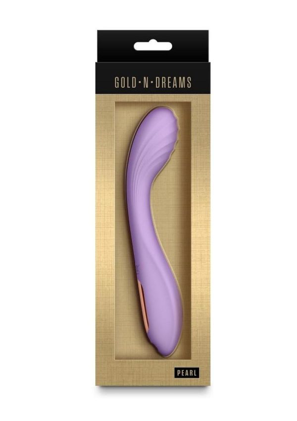Gold-n-Dreams Pearl Rechargeable Silicone Vibrator - Lavender