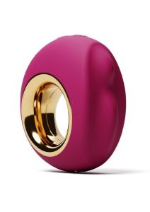 Gold-n-Dreams Minerva Rechargeable Silicone Vibrator - Magenta/Gold