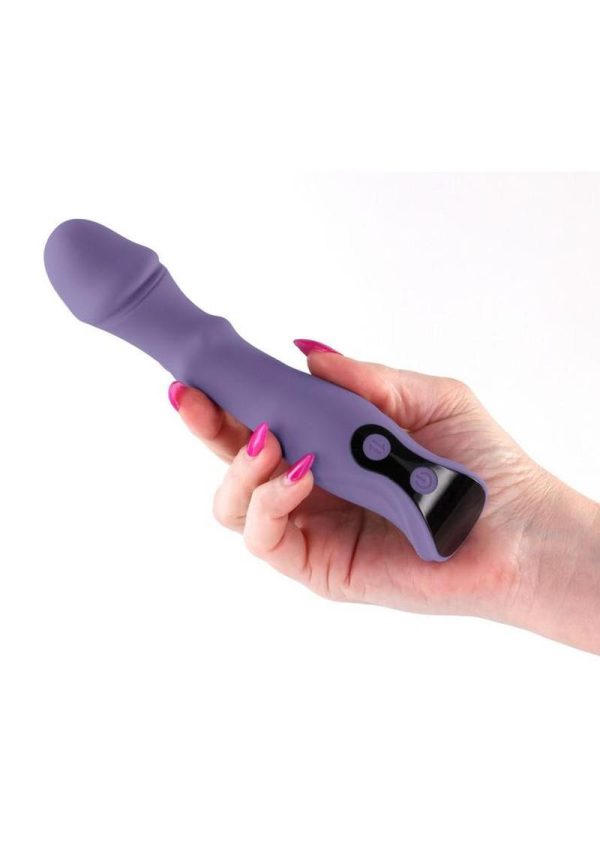 INYA Integra Rechargeable Silicone Multifunction Vibrator - Purple - Image 3