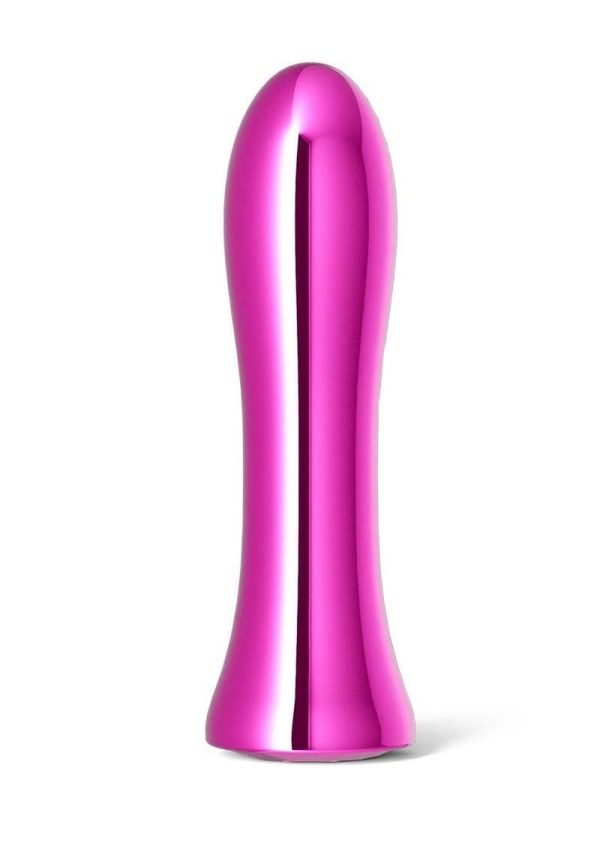 INYA Shimmer Rechargeable Steel Vibrator - Pink