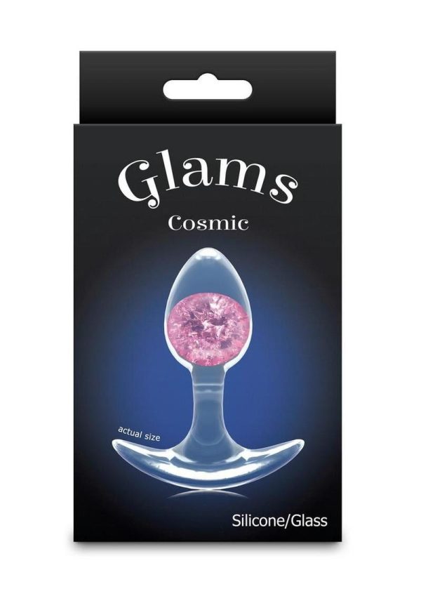 Cosmic Glams Silicone Anal Plug - Small - Pink