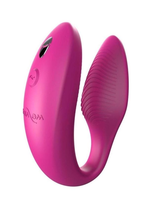 We-Vibe Sync 2nd Generation Rechargeable Silicone Couples Vibrator with Remote Control - Rose - Image 3