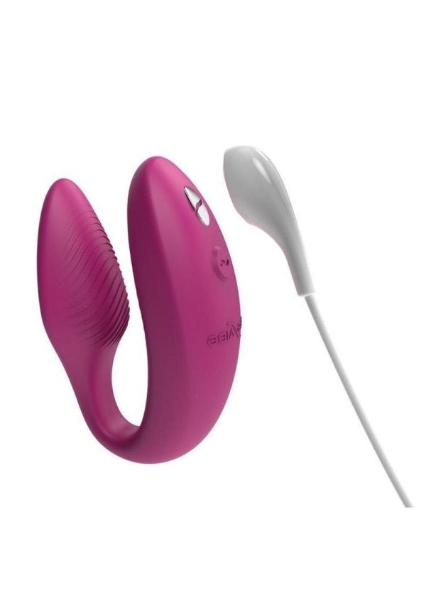 We-Vibe Sync 2nd Generation Rechargeable Silicone Couples Vibrator with Remote Control - Rose - Image 4