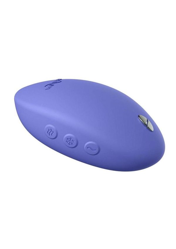 We-Vibe Temp Heating and Cooling Rechargeable Silicone Lay-on Vibrator - Lavender Blue - Image 3