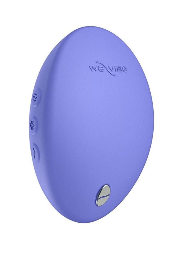 We-Vibe Temp Heating and Cooling Rechargeable Silicone Lay-on Vibrator - Lavender Blue - Image 4