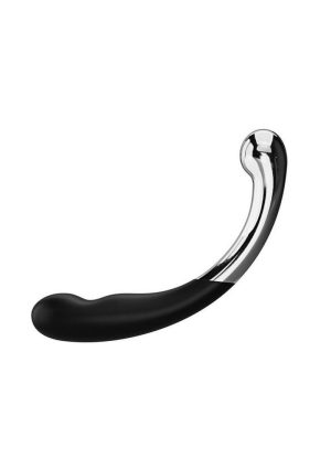 Fifty Shades of Grey Sweet Pressure Silicone and Metal Dildo - Black/Silver