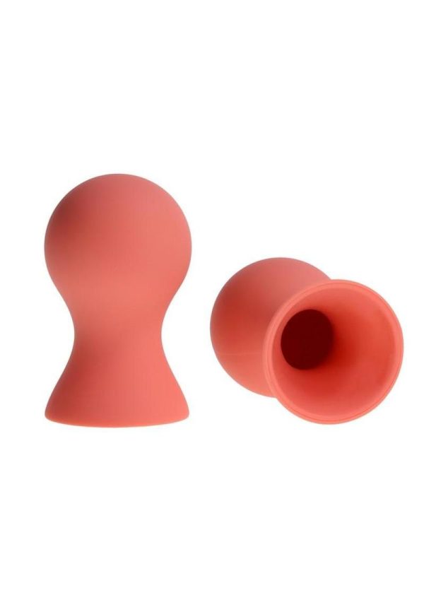 Sex and Mischief Peaches `n CreaMe Silicone Nipple Suckers - Orange - Image 3