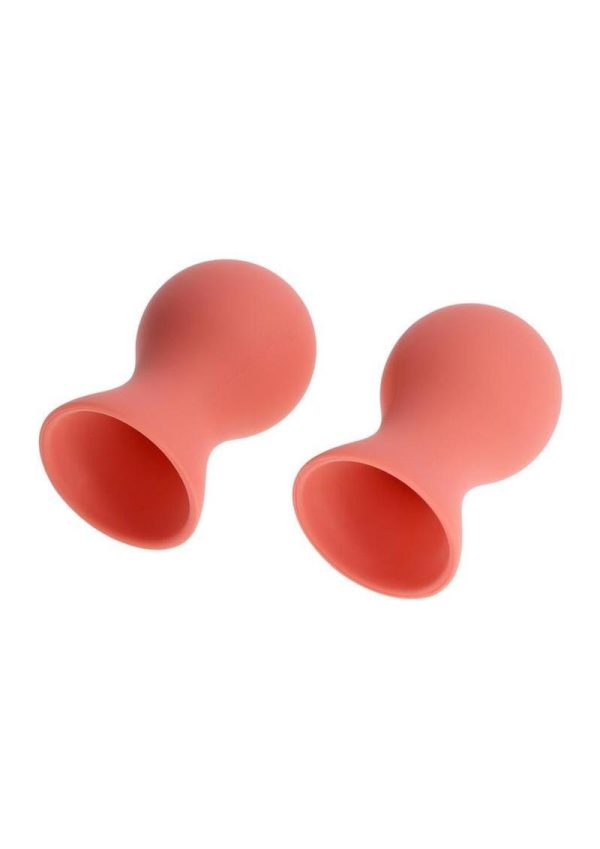 Sex and Mischief Peaches `n CreaMe Silicone Nipple Suckers - Orange - Image 4