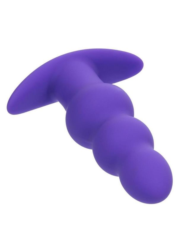 Basic Essentials Rechargeable Beaded Probe - Purple - Image 3