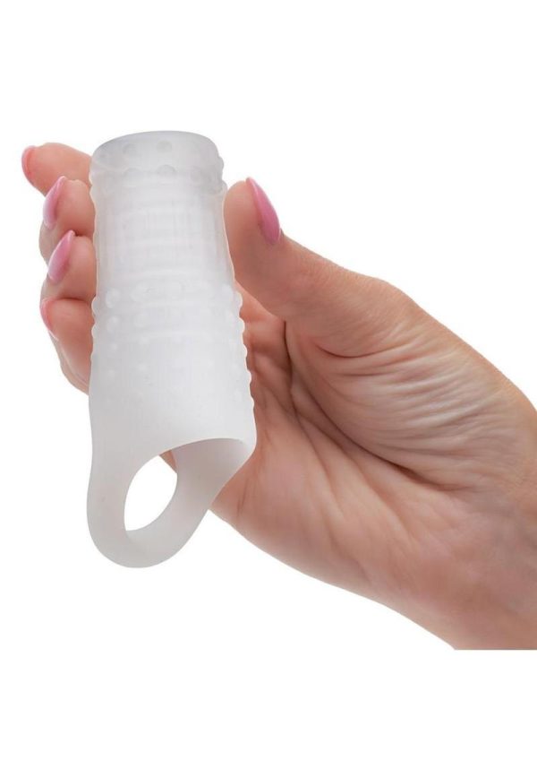 Basic Essentials Liquid Silicone Pleasure Enhancer - Clear - Image 4