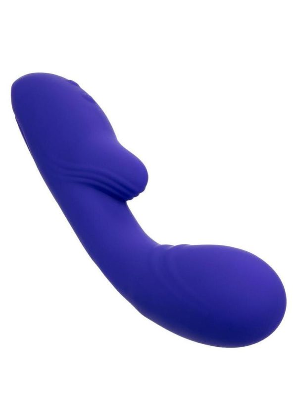Rumbler Rumble G Rechargeable Silicone Dual Vibrator - Purple - Image 3