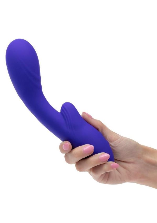 Rumbler Rumble G Rechargeable Silicone Dual Vibrator - Purple - Image 4