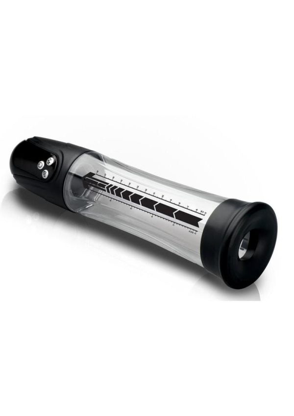 Jock Power Up Digital Automatic Waterproof Rechargeable Penis Pump - Black - Image 3