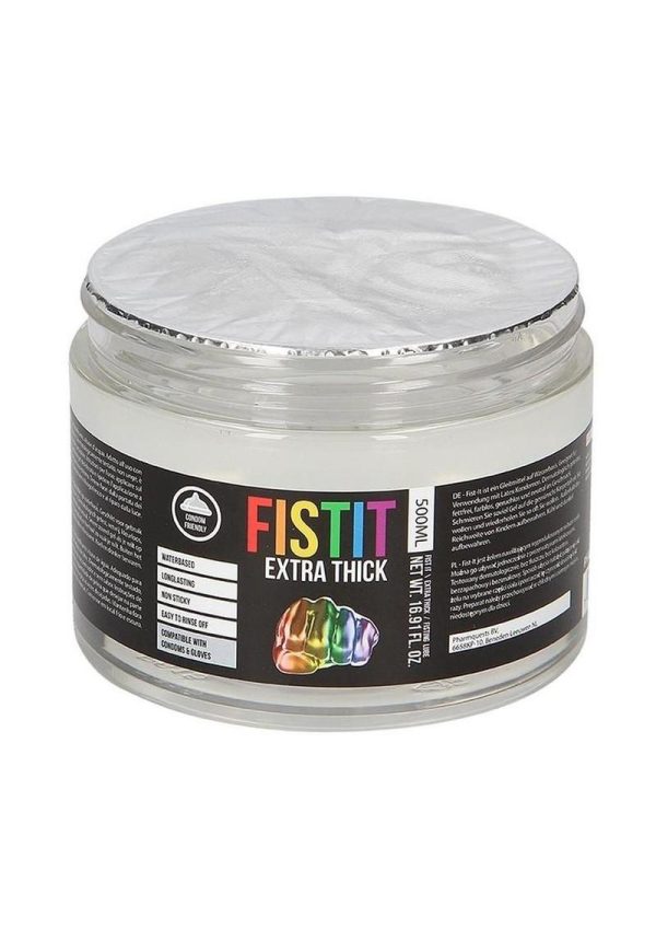 Fist It Extra Thick Rainbow Water Based Lubricant 500ml/16.9oz - Image 4