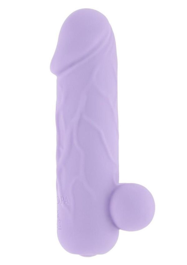 Selopa Ballsy Bullet Rechargeable Silicone with Sleeve - Purple - Image 3