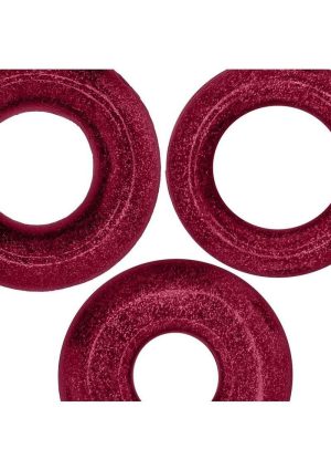 Oxballs Cockpack Multi Design Cockrings (3 Pack) - Cherry Lips