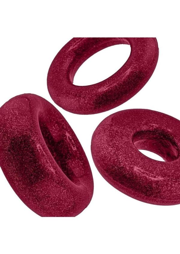 Oxballs Cockpack Multi Design Cockrings (3 Pack) - Cherry Lips - Image 3
