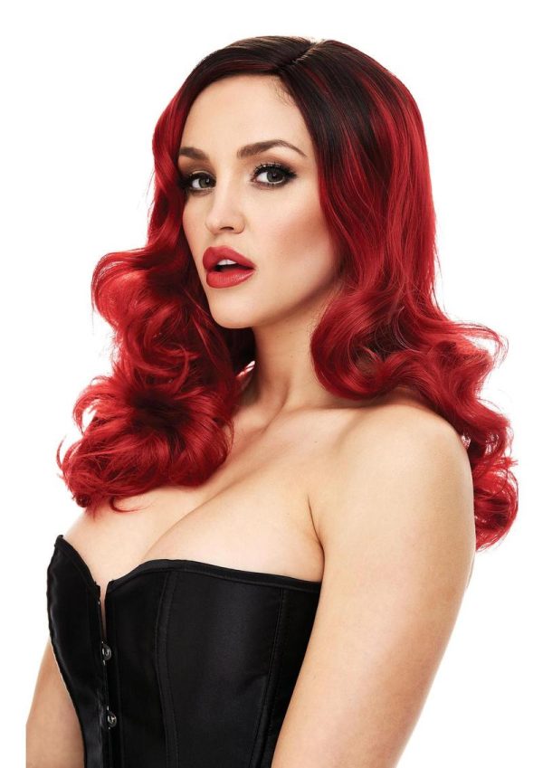 Pleasure Wigs Collection Candice Wig - Red/Black