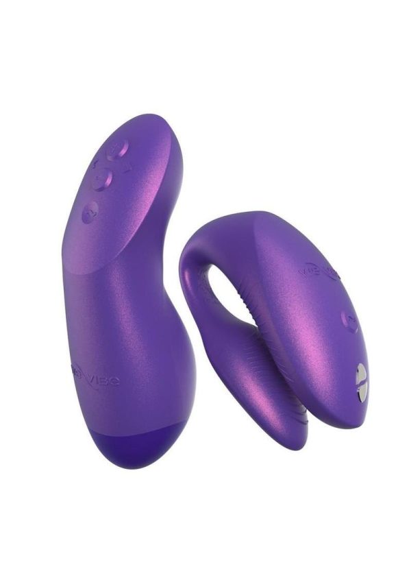 We-Vibe Chorus Rechargeable Silicone Couples Vibrator with Remote Control - Cosmic Purple